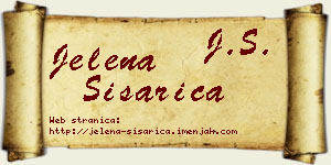 Jelena Šišarica vizit kartica